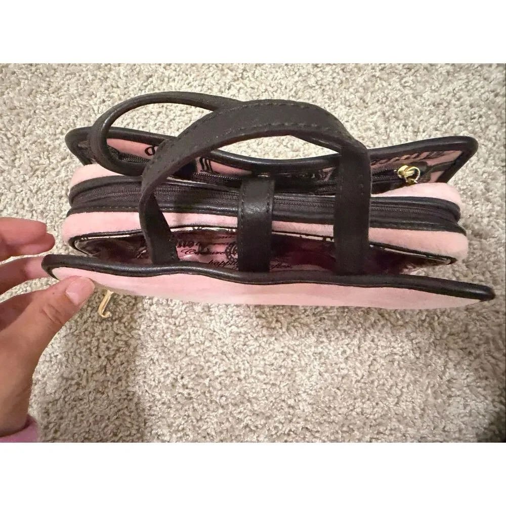 Vintage Juicy Couture Pink Once Upon a Time Make Up Handbag Y2K